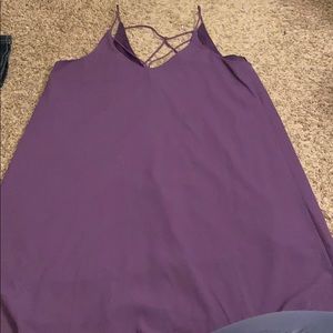 Purple tunic dress